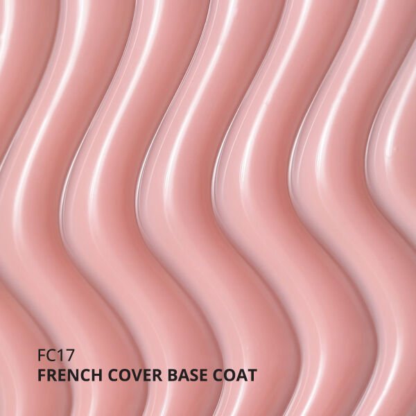 Momo Professional Kalıcı Oje French Cover Rubber Base Coat FC17, Sütlü Natural, 10 ml