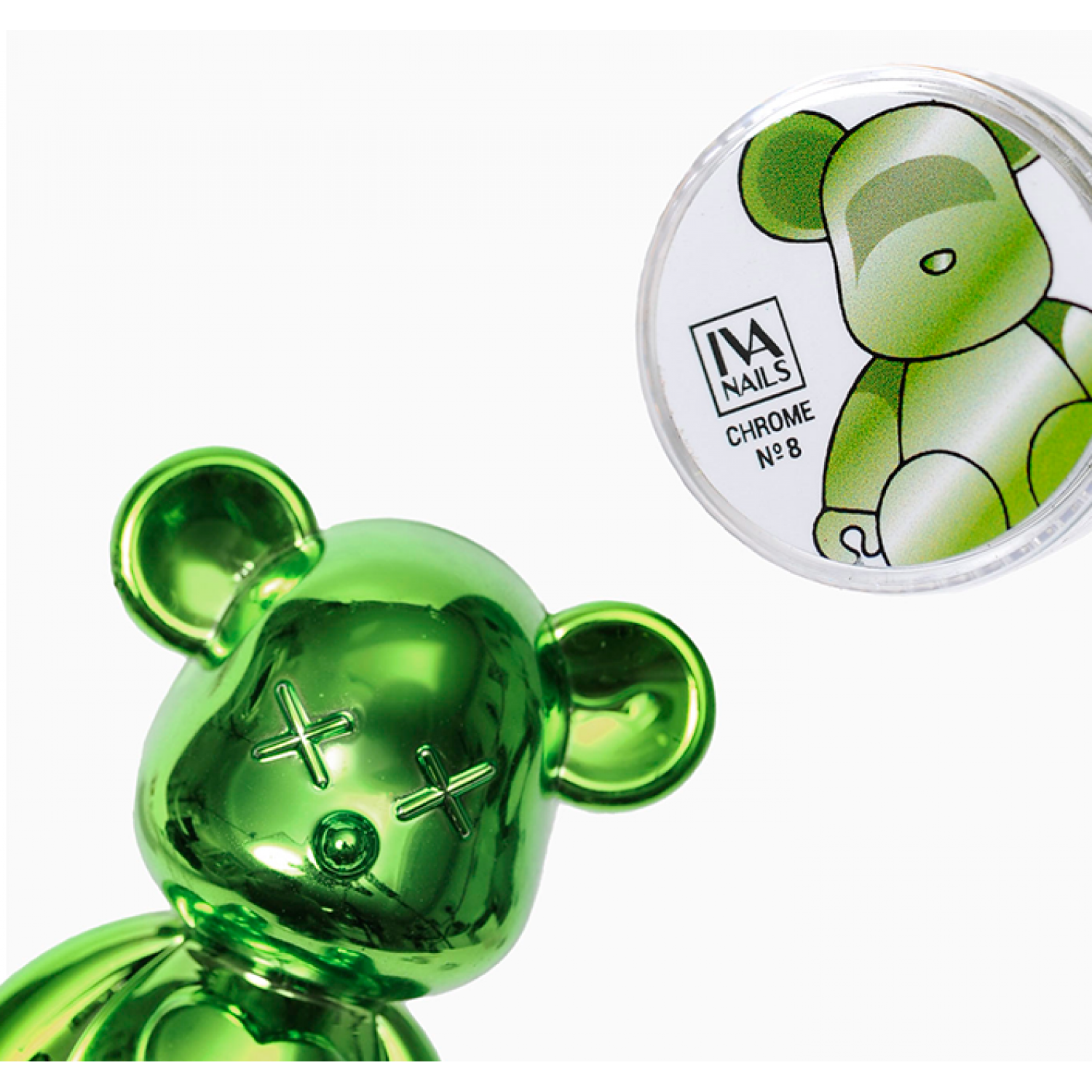 İva Nails Chrome Ayna Efekt Krom №8