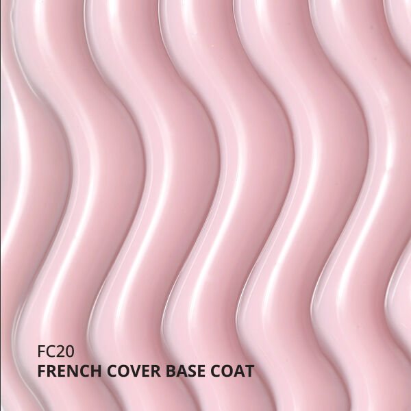 Momo Professional Kalıcı Oje French Cover Rubber Base Coat FC20, Sütlü Pembe, 10 ml