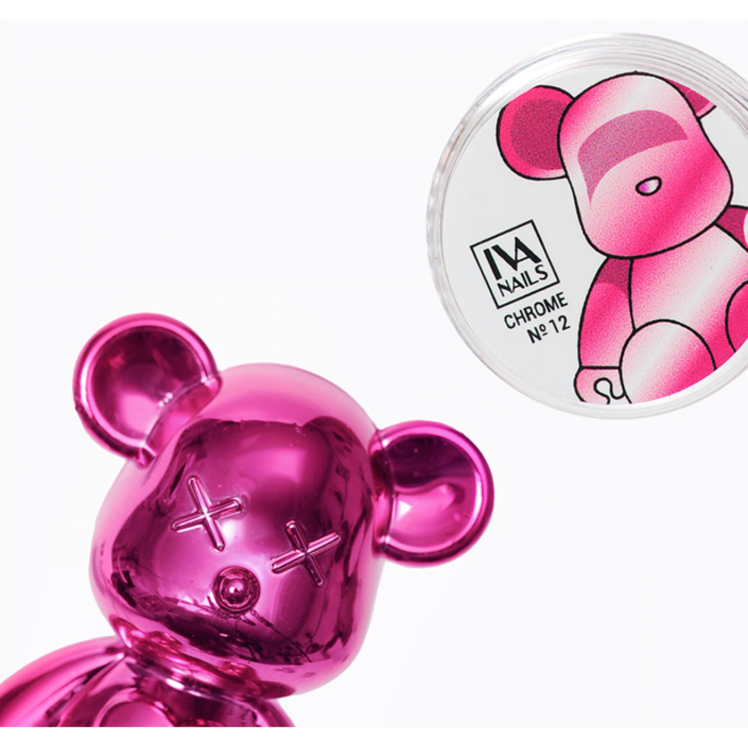 İva Nails Chrome Ayna Efekt Krom №12