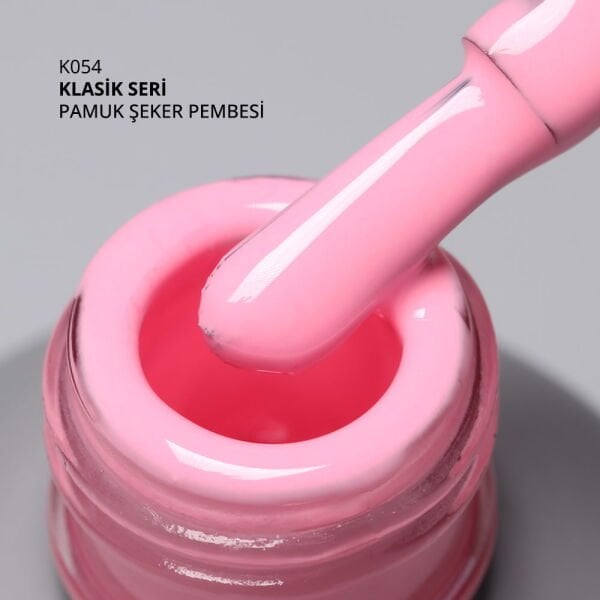 Momo Professional Klasik Seri Kalıcı Oje K054  Pamuk Şeker Pembesi (14ml)