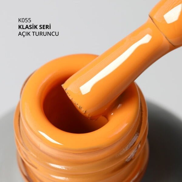 Momo Professional Klasik Seri Kalıcı Oje K055 Açık Turuncu (14ml)