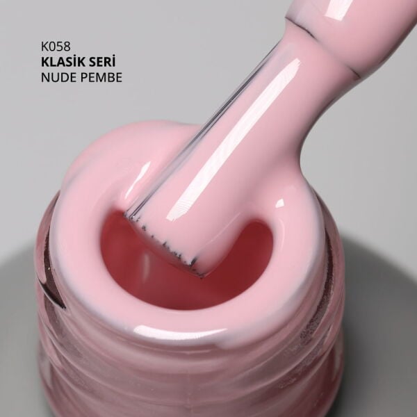 Momo Professional Klasik Seri Kalıcı Oje K058 Nude Pembe (14ml)