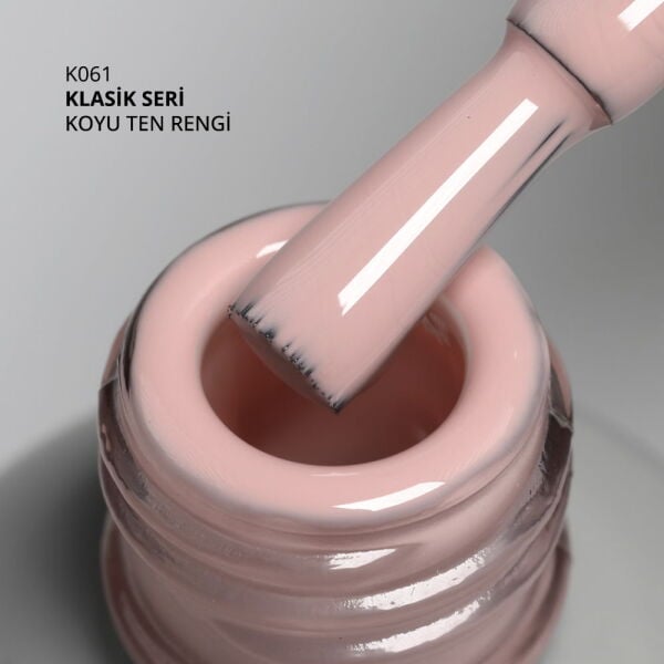 Momo Professional Klasik Seri Kalıcı Oje K061 Koyu Ten Rengi (14ml)