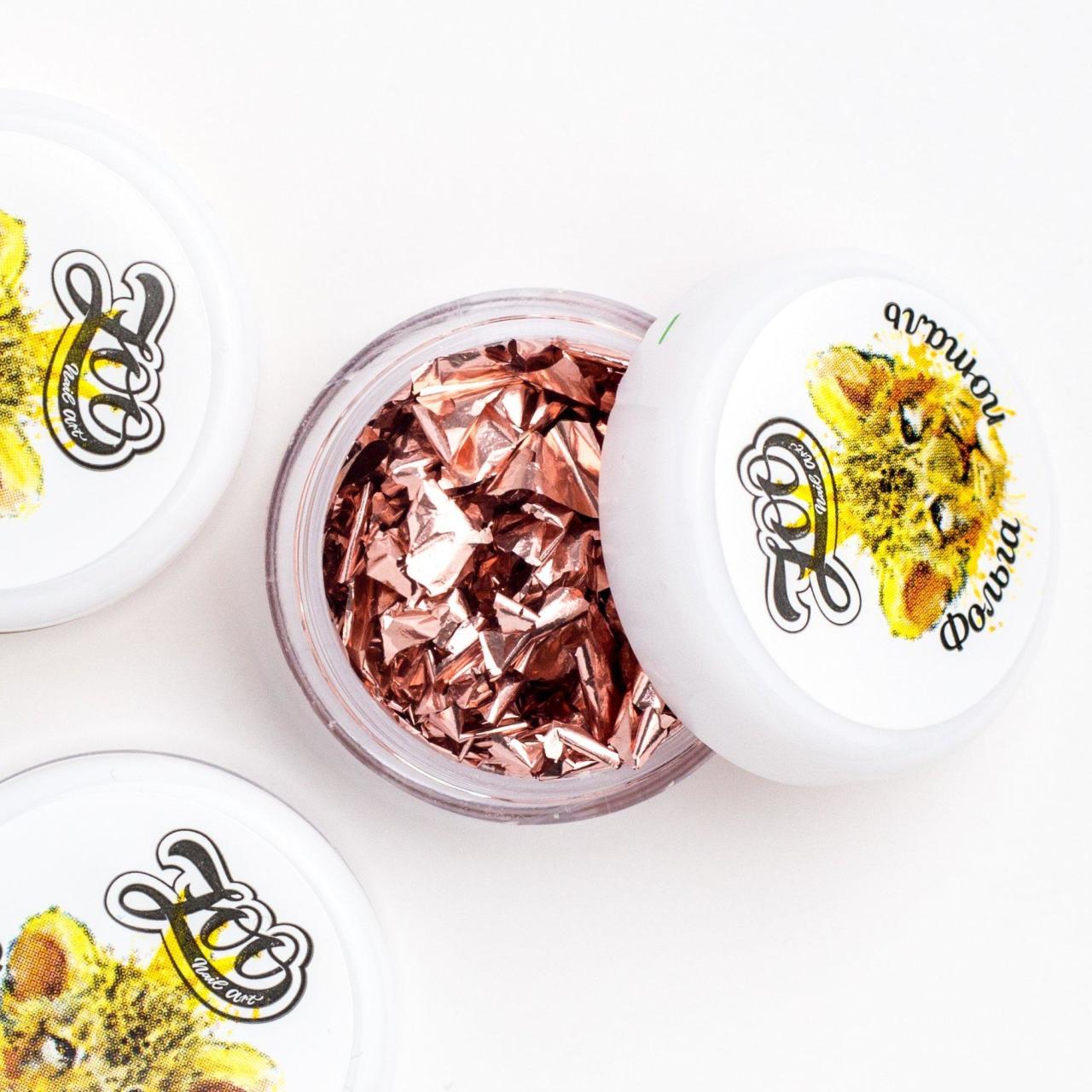 Zoo Folyo 1554 Çift Taraflı Sıkıştırılmış Pembe Altın (14*14gm)