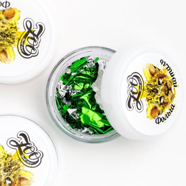 Zoo Folyo 1549 Çift Taraflı Sıkıştırılmış Yeşil/Gümüş (14*14gm)