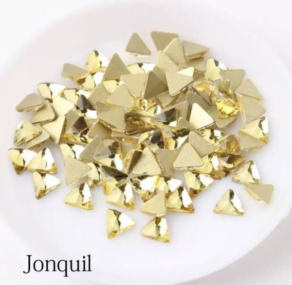 Taş Üçgen Jonquil 5mm 2 Adet