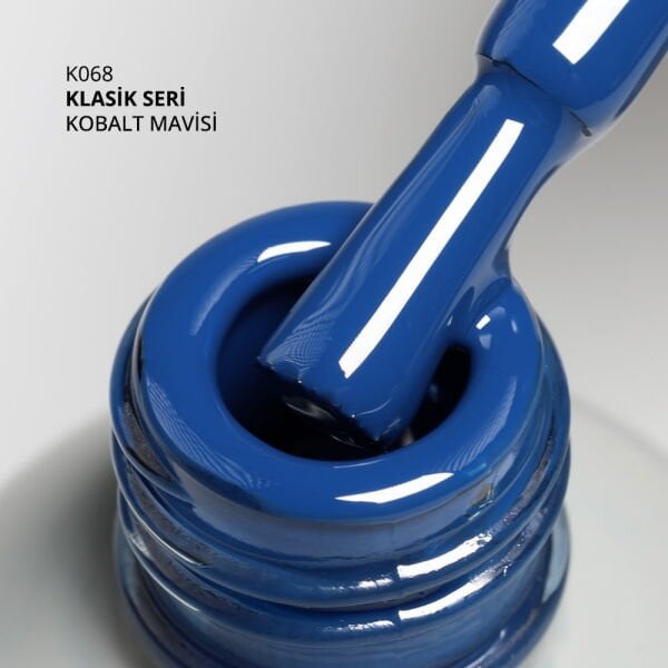 Momo Professional Klasik Seri Kalıcı Oje K068 Kobalt Mavisi (14ml)